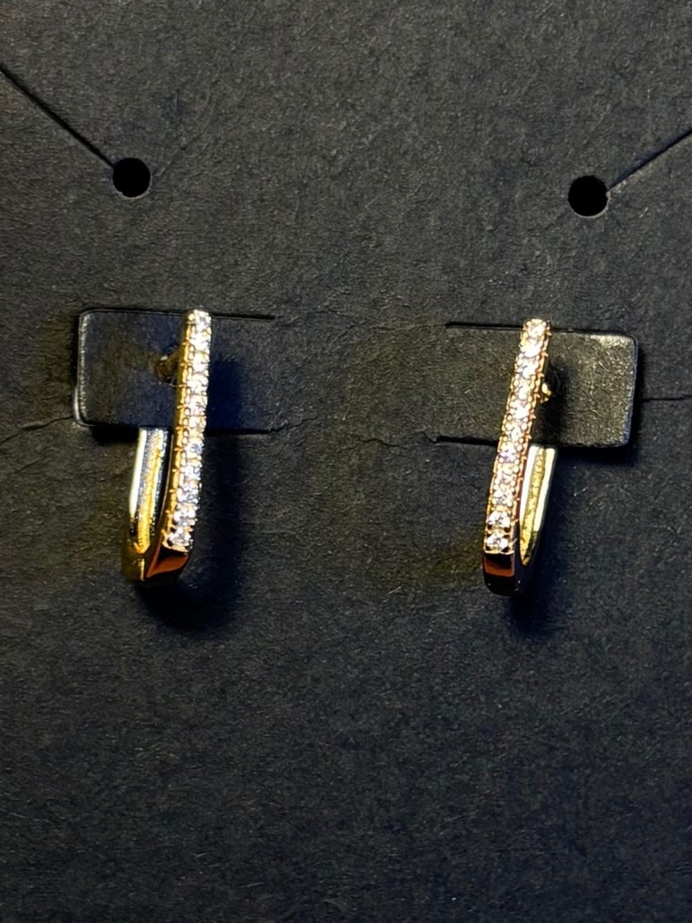 Arms of Eve Gold Huggie Earrings Minimalist Hoop Everyday Dainty Gold Jewelry
